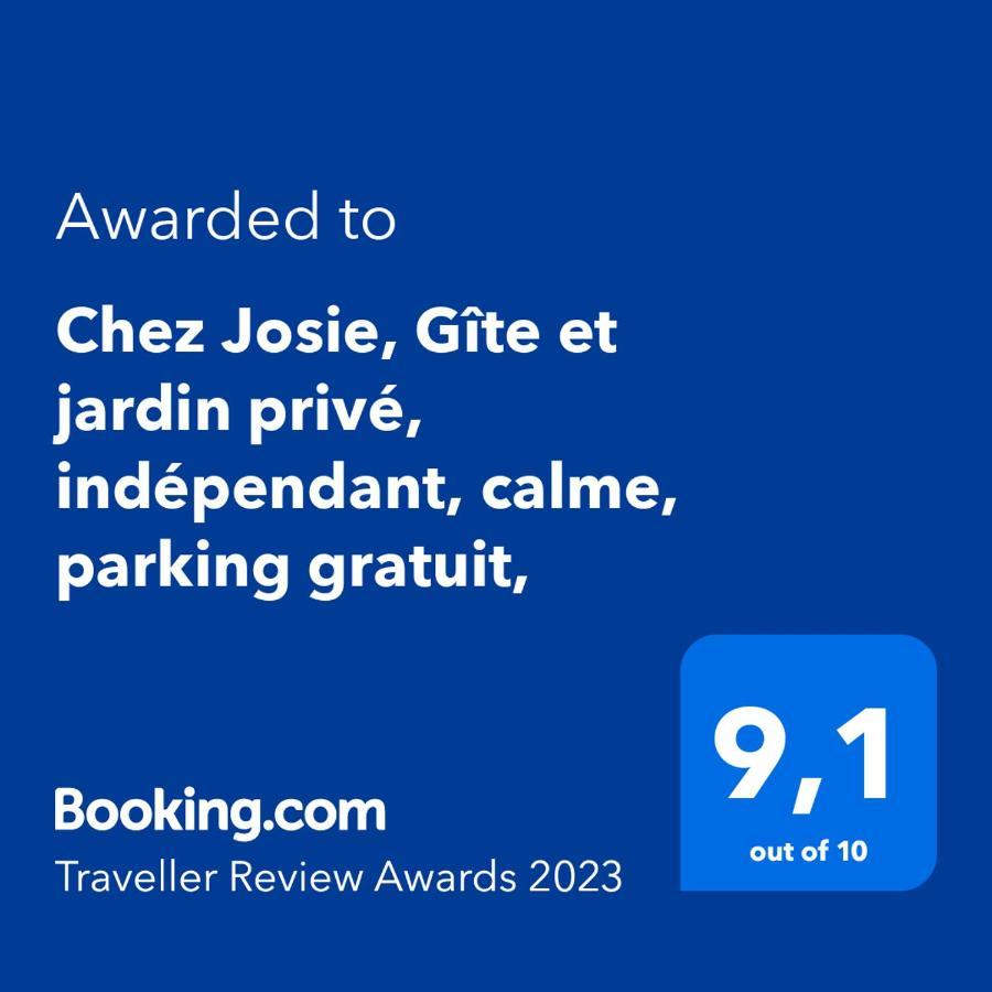 Chez Josie, Gîte et jardin privé, indépendant, calme, parking gratuit, Francheville  Extérieur photo
